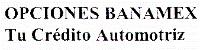OPCIONES BANAMEX TU CREDITO AUTOMOTRIZ