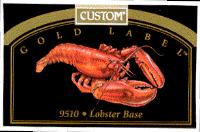 CUSTOM GOLD LABEL LOBSTER BASE