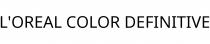L'OREAL COLOR DEFINITIVE