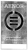 AENOR COMPATIBILIDAD ELECTROMAGNETICA