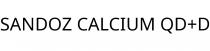 SANDOZ CALCIUM QD+D