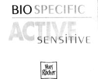 BIO SPECIFIC ACTIVE SENSITIVE YVES ROCHER