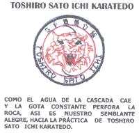 TOSHIRO SATO ICHI KARATEDO