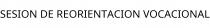 SESION DE REORIENTACION VOCACIONAL