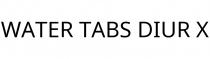 WATER TABS DIUR X