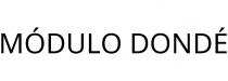 MÓDULO DONDÉ