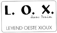 L. O. X. JEANS DENIM LEYEND OESTE XIOUX