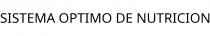 SISTEMA OPTIMO DE NUTRICION