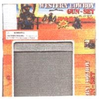 WESTERN COWBOY GUN-SET PLAY SET