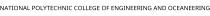 NATIONAL POLYTECHNIC COLLEGE OF ENGINEERING AND OCEANEERING