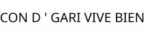 CON D ' GARI VIVE BIEN