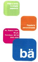BÄ PAPELERÍA PERSONALIZADA