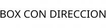 BOX CON DIRECCION