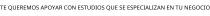 TE QUEREMOS APOYAR CON ESTUDIOS QUE SE ESPECIALIZAN EN TU NEGOCIO