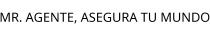 MR. AGENTE; ASEGURA TU MUNDO