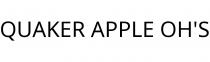 QUAKER APPLE OH'S