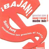 ¡BAJAN! SOLO HOY MANDAMOS LOS PRECIOS AL SUELO PRECIOS QUE BAJAN Y BAJAN MUCHO MAS GIGANTE