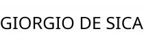 GIORGIO DE SICA