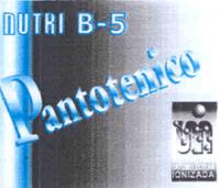 NUTRI B-5 PANTOTENICO MEDICINA ORTOMOLECULAR IONIZADA
