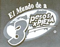 EL MUNDO DE A 3 PESOS X PIEZA