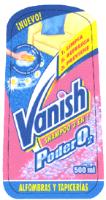 VANISH SHAMPOO 3 EN 1 PODERO2 ALFOMBRAS Y TAPICERIAS