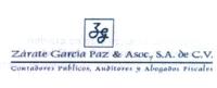 ZÁRATE GARCÍA PAZ & ASOC.; S.A. DE C.V.