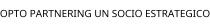OPTO PARTNERING UN SOCIO ESTRATEGICO
