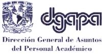 UNIVERSIDAD NACIONAL AUTÓNOMA DE MÉXICO POR MI RAZA HABLARÁ EL ESPÍRITU DGAPA DIRECCIÓN GENERAL DE ASUNTOS DEL PERSONAL ACADÉMICO