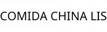 COMIDA CHINA LIS