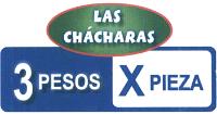 LAS CHÁCHARAS 3 PESOS X PIEZA