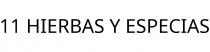 11 HIERBAS Y ESPECIAS