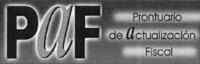 PAF PRONTUARIO DE ACTUALIZACIÓN FISCAL