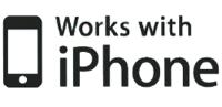 WORKS WITH IPHONE