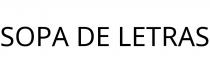 SOPA DE LETRAS