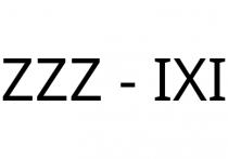 ZZZ - IXI