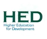 HED HIGHER EDUCATION FOR DEVELOPMENT