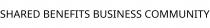 SHARED BENEFITS BUSINESS COMMUNITY