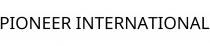PIONEER INTERNATIONAL