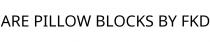 ARE PILLOW BLOCKS BY FKD