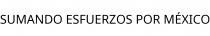 SUMANDO ESFUERZOS POR MÉXICO