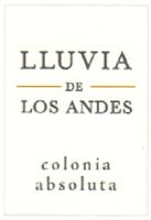 LLUVIA DE LOS ANDES COLONIA ABSOLUTA