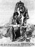 THE LAST DROP FROM HIS STETSON