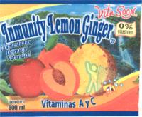 VITA SOON INMUNITY LEMON GINGER ¡AUMENTA TUS DEFENSAS NATURALES!
