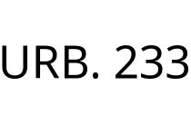 URB. 233
