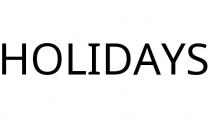 HOLIDAYS