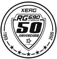 XERG RG690 LA DEPORTIVA 50 ANIVERSARIO MULTIMEDIOS 1959 2009