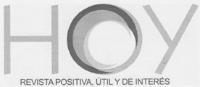 HOY REVISTA POSITIVA; ÚTIL Y DE INTERÉS