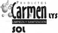 PRODUCTOS CARMEN LYS LIMPIEZA Y SANITIZACION SOL