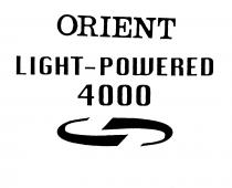 ORIENT LIGHT-POWERED 4000
