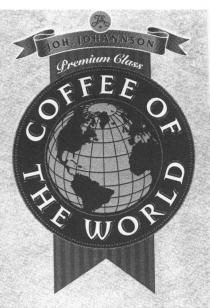JOH.JOHANSSON COFFEE OF THE WORLD